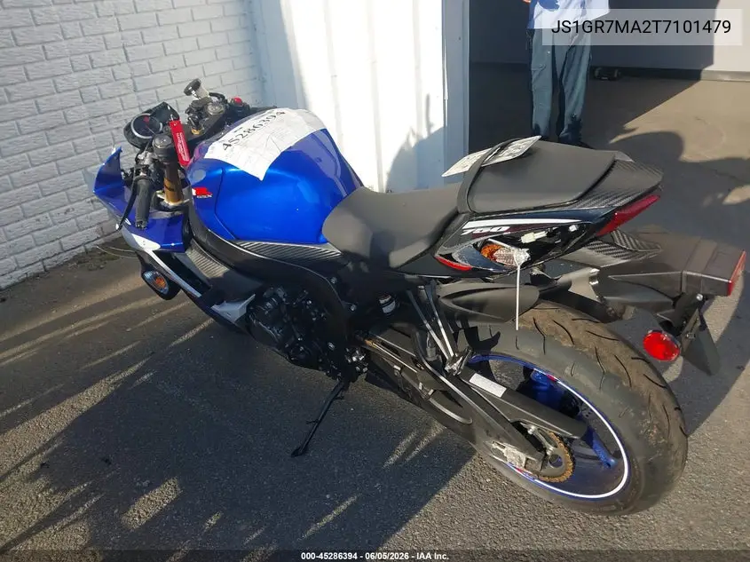 2026 Suzuki Gsx-R750 VIN: JS1GR7MA2T7101479 Lot: 45286394