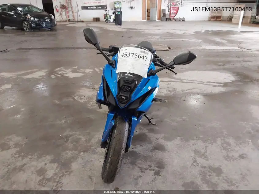 2026 Suzuki Gsx800 F VIN: JS1EM13B5T7100453 Lot: 45375647