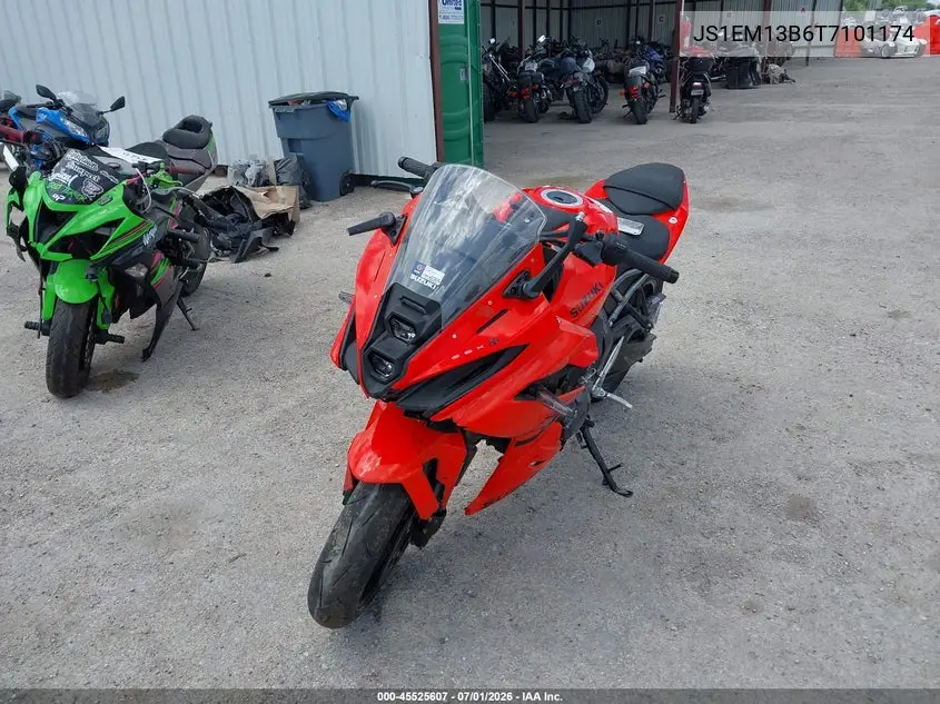 2026 Suzuki Gsx800 F VIN: JS1EM13B6T7101174 Lot: 45525607