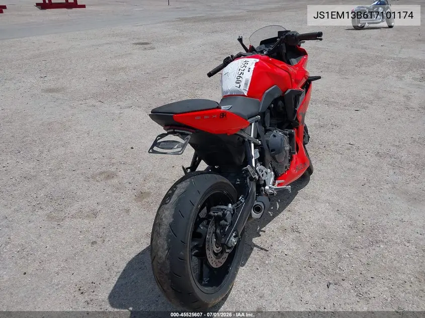2026 Suzuki Gsx800 F VIN: JS1EM13B6T7101174 Lot: 45525607