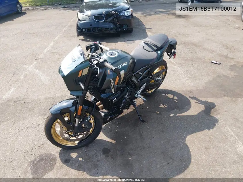 2026 Suzuki Gsx800 Tt VIN: JS1EM16B3T7100012 Lot: 45527880