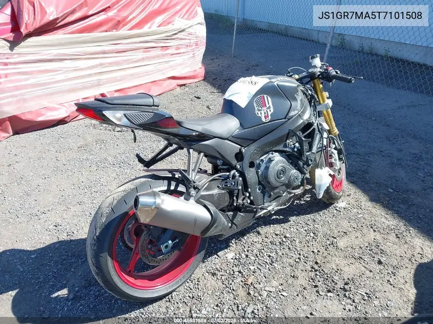 2026 Suzuki Gsx-R750 VIN: JS1GR7MA5T7101508 Lot: 45531588