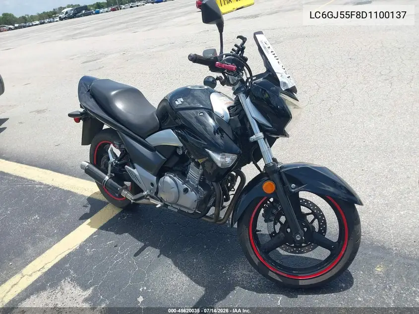 2013 Suzuki Gw250 VIN: LC6GJ55F8D1100137 Lot: 45620035
