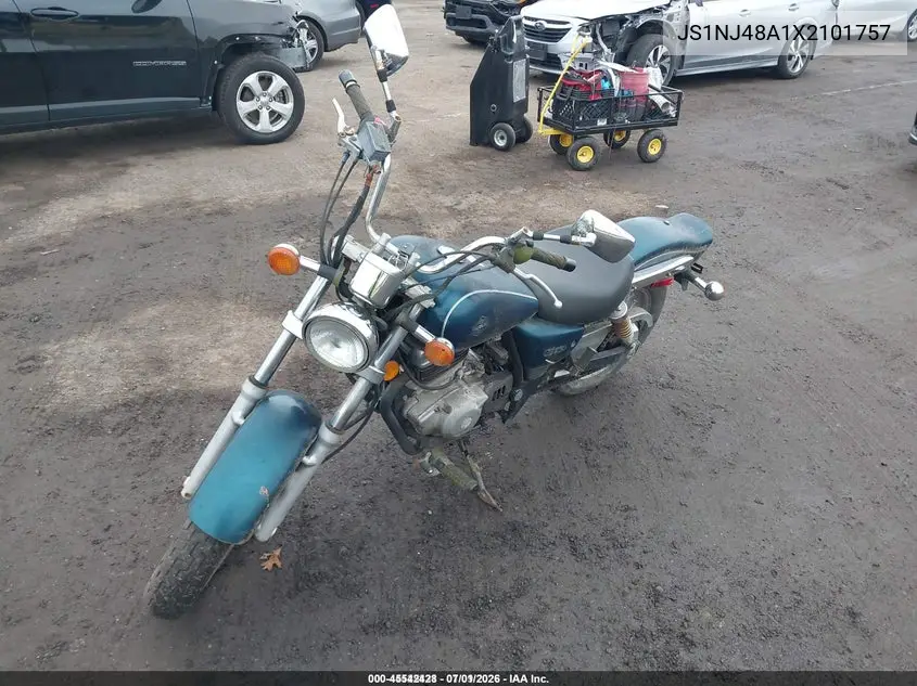 1999 Suzuki Gz250 VIN: JS1NJ48A1X2101757 Lot: 45542428