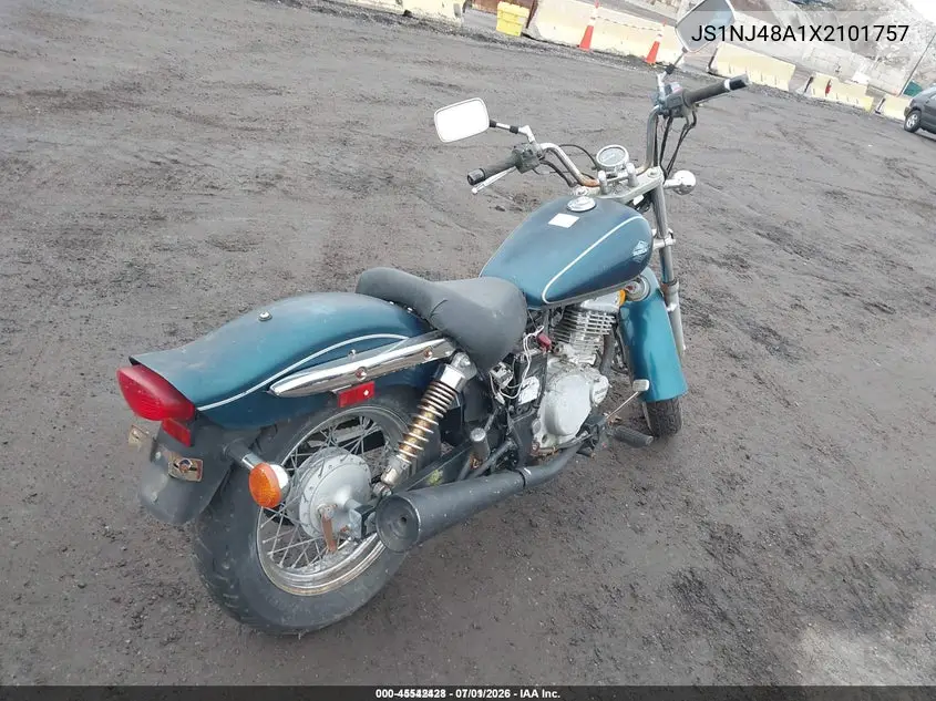1999 Suzuki Gz250 VIN: JS1NJ48A1X2101757 Lot: 45542428