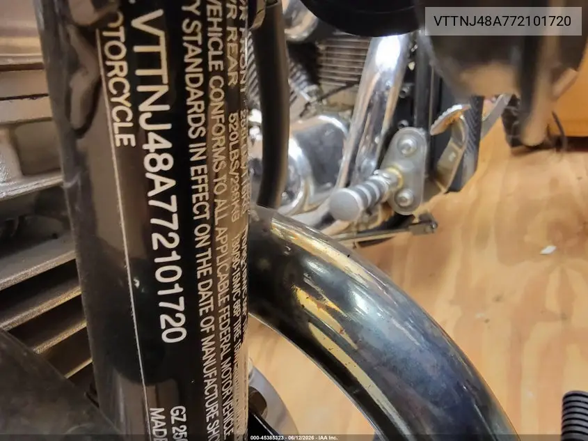 VTTNJ48A772101720 2007 Suzuki Gz250