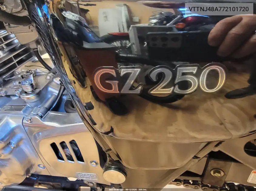 VTTNJ48A772101720 2007 Suzuki Gz250