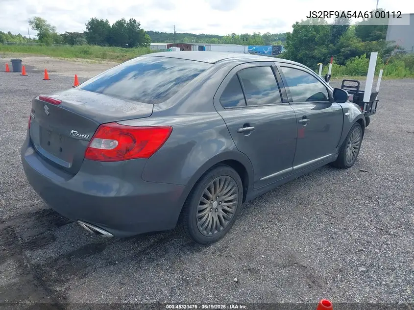 2010 Suzuki Kizashi Gts VIN: JS2RF9A54A6100112 Lot: 45331475