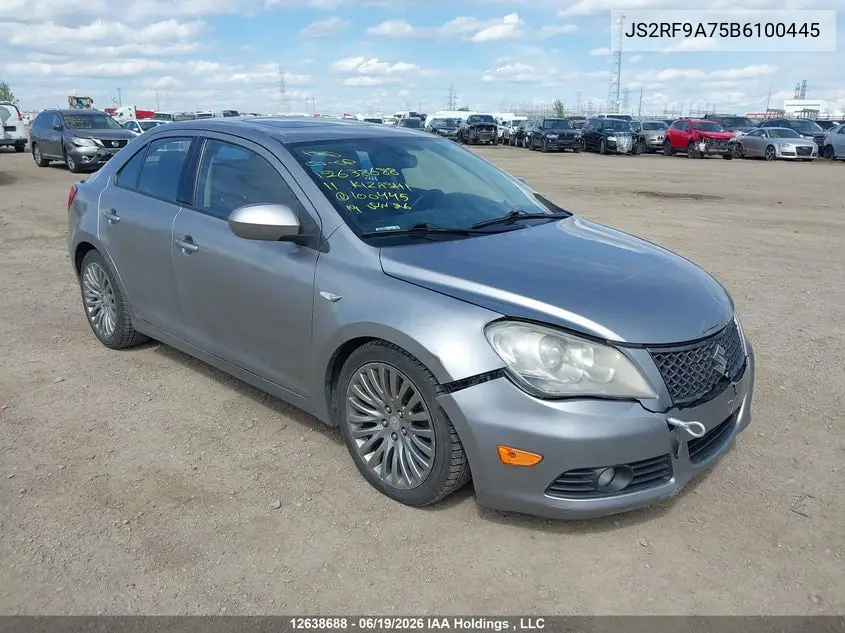 2011 Suzuki Kizashi S/Sx VIN: JS2RF9A75B6100445 Lot: 12638688