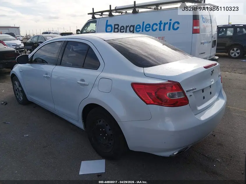 2011 Suzuki Kizashi S VIN: JS2RF9A13B6110323 Lot: 44988517