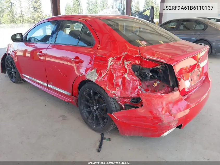 2011 Suzuki Kizashi Sport Gts VIN: JS2RF9A61B6110137 Lot: 45211870