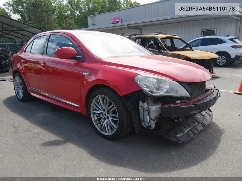 2011 Suzuki Kizashi Sport Gts VIN: JS2RF9A64B6110178 Lot: 45236561