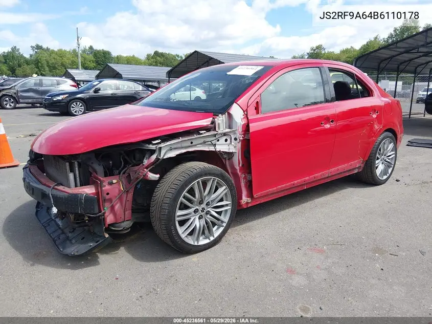 2011 Suzuki Kizashi Sport Gts VIN: JS2RF9A64B6110178 Lot: 45236561