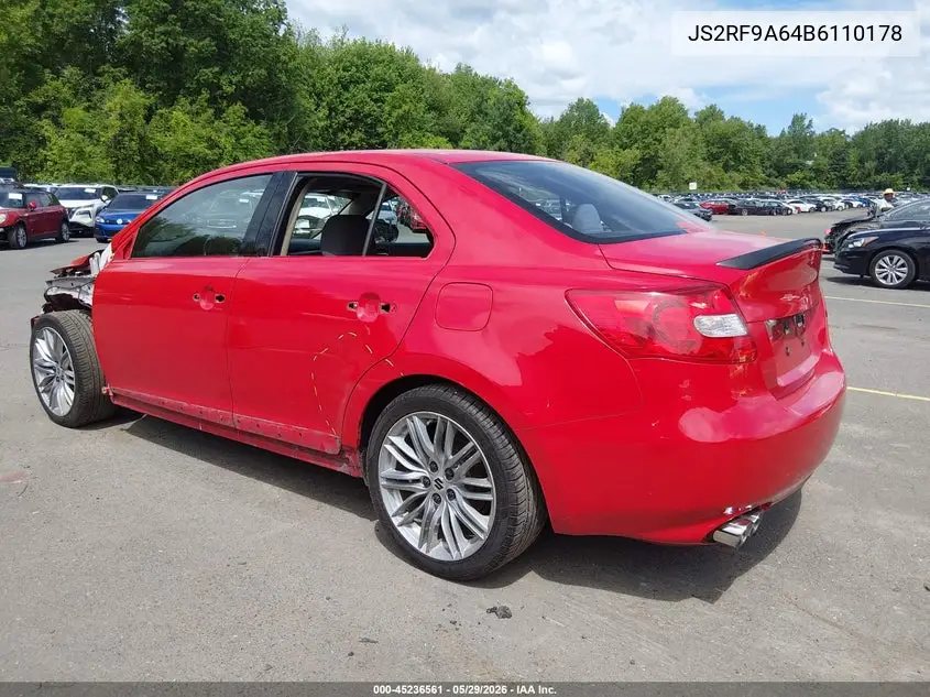 2011 Suzuki Kizashi Sport Gts VIN: JS2RF9A64B6110178 Lot: 45236561