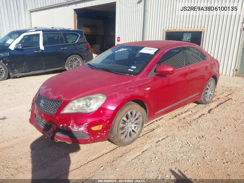 2013 Suzuki Kizashi Se VIN: JS2RE9A38D6100135 Lot: 45098819