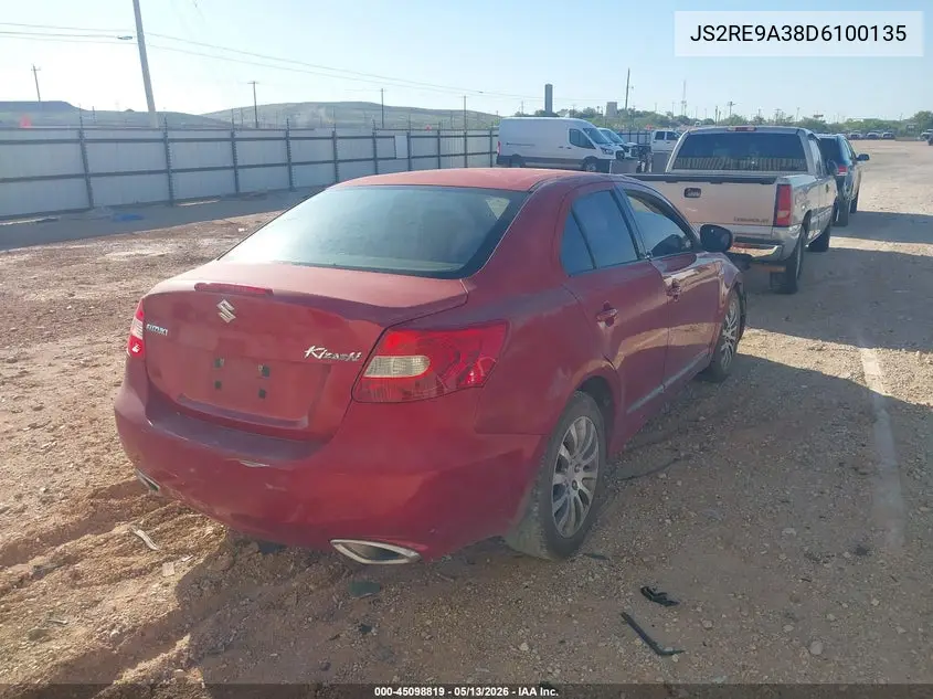 2013 Suzuki Kizashi Se VIN: JS2RE9A38D6100135 Lot: 45098819