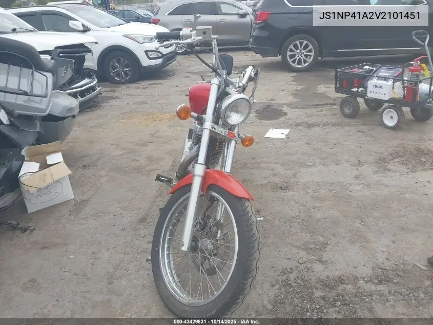 1997 Suzuki Ls650 P VIN: JS1NP41A2V2101451 Lot: 43429831
