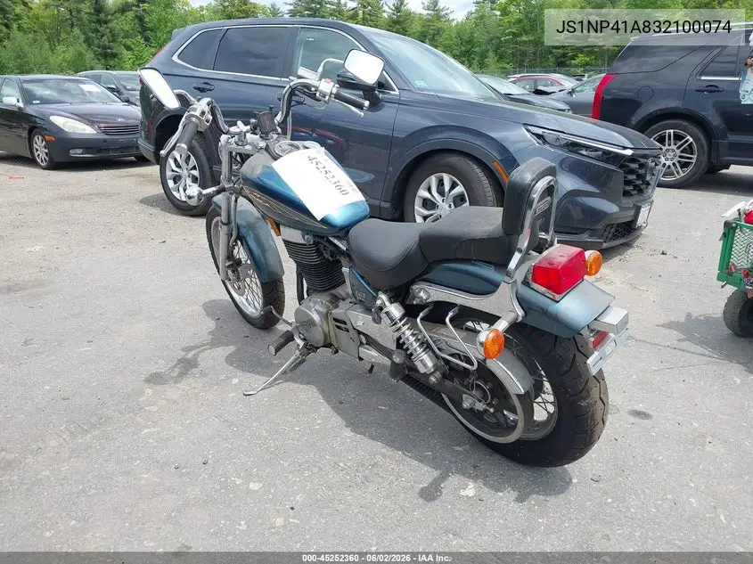 2003 Suzuki Ls650 P VIN: JS1NP41A832100074 Lot: 45252360