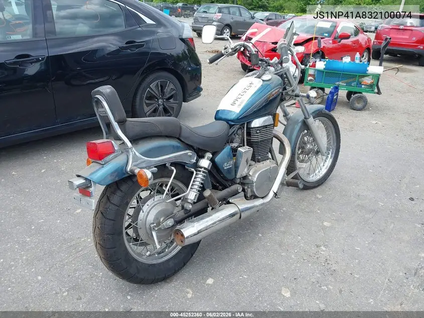 2003 Suzuki Ls650 P VIN: JS1NP41A832100074 Lot: 45252360
