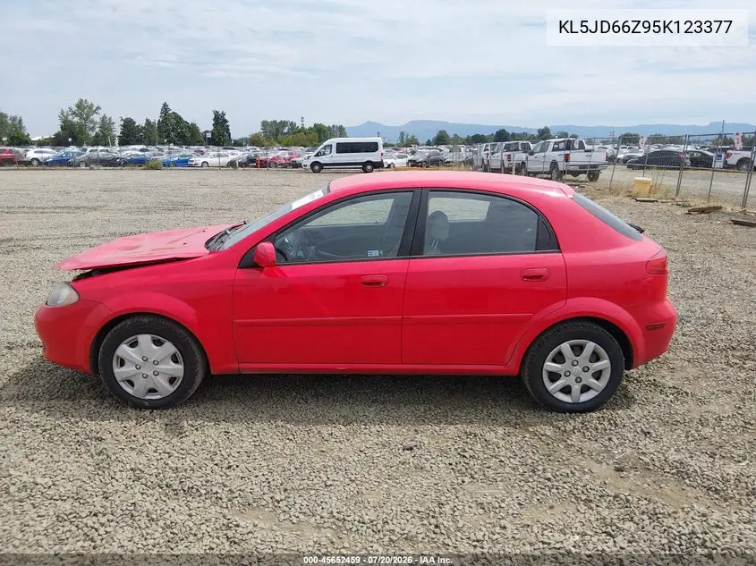 2005 Suzuki Reno S VIN: KL5JD66Z95K123377 Lot: 45652459