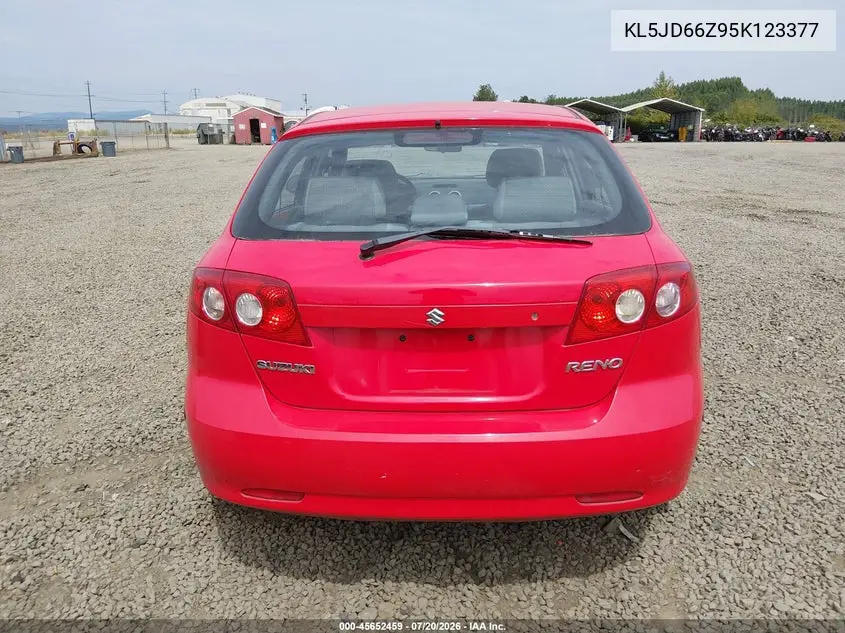 2005 Suzuki Reno S VIN: KL5JD66Z95K123377 Lot: 45652459