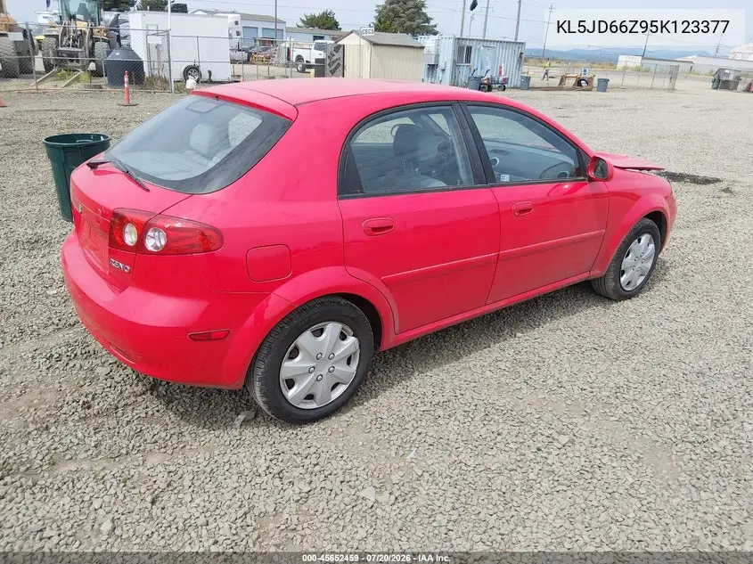 2005 Suzuki Reno S VIN: KL5JD66Z95K123377 Lot: 45652459