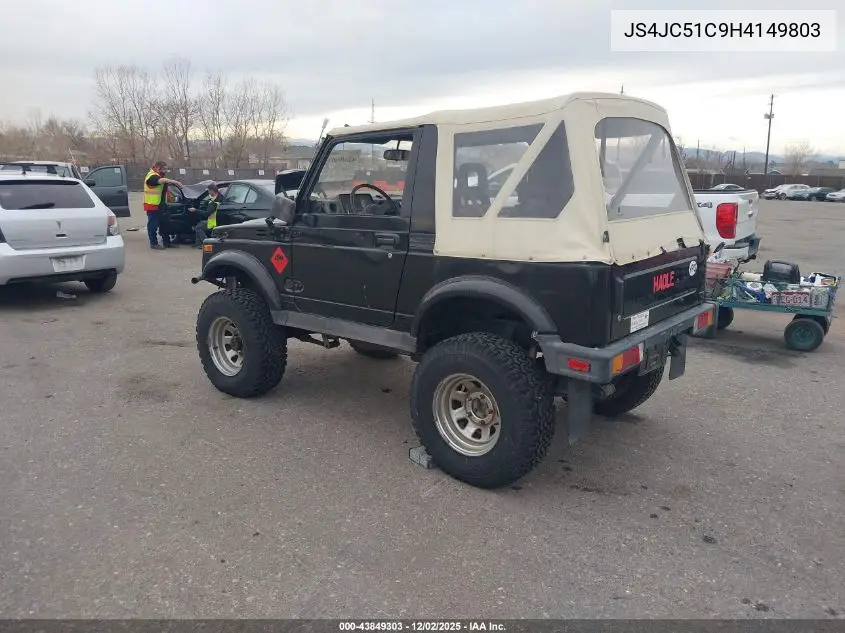 1987 Suzuki Samurai VIN: JS4JC51C9H4149803 Lot: 43849303