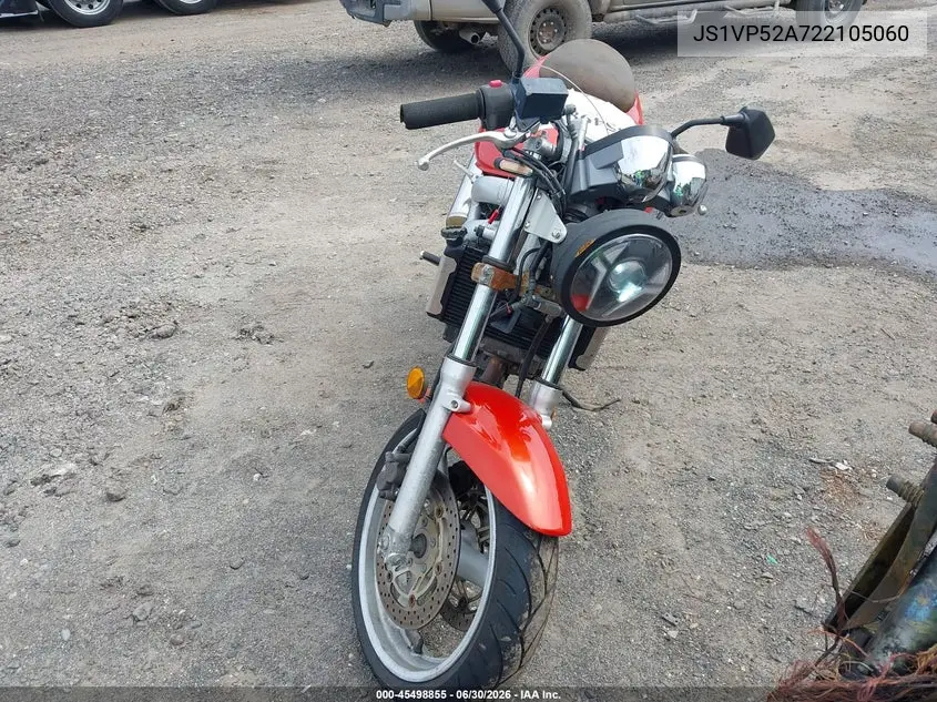 2002 Suzuki Sv650 S VIN: JS1VP52A722105060 Lot: 45498855