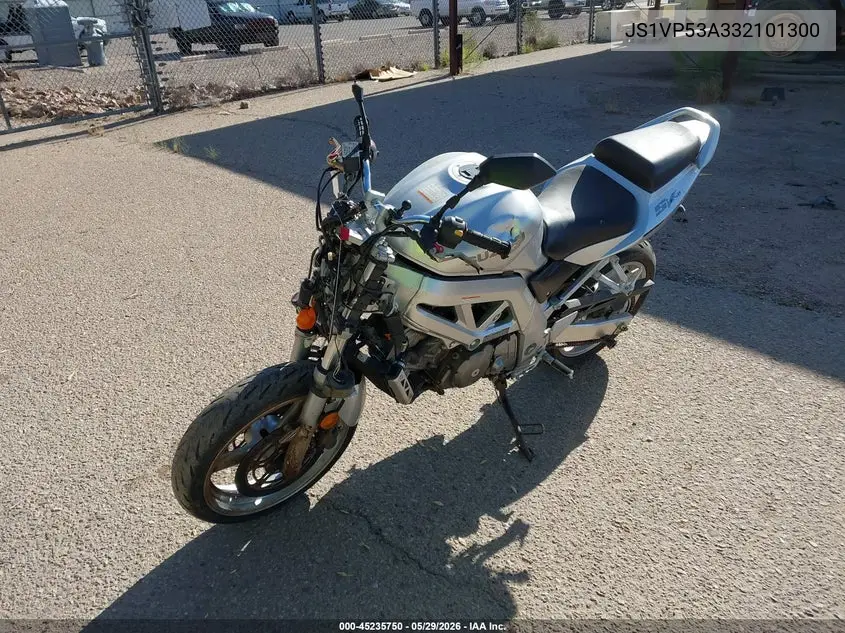 2003 Suzuki Sv650 VIN: JS1VP53A332101300 Lot: 45235750