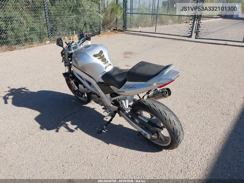 2003 Suzuki Sv650 VIN: JS1VP53A332101300 Lot: 45235750