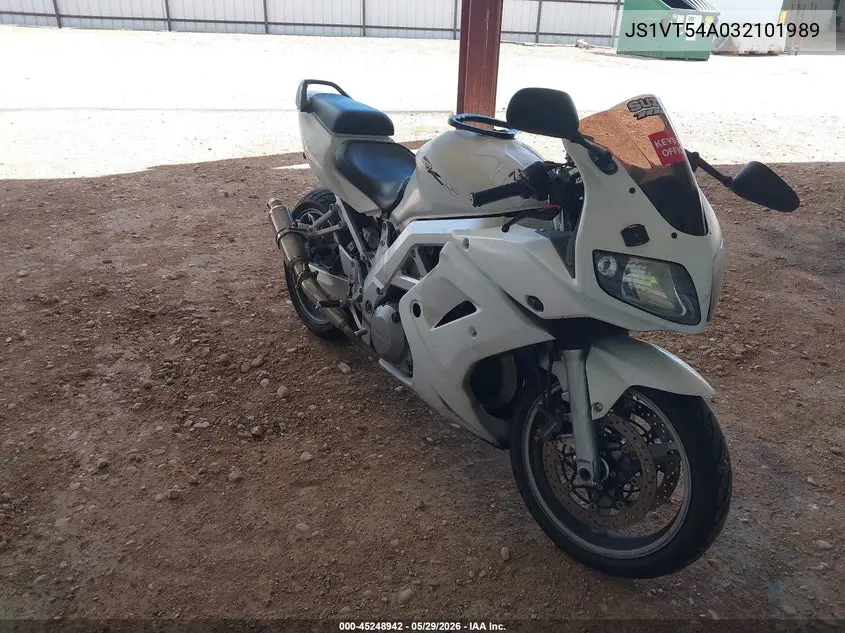2003 Suzuki Sv1000 Sk3 VIN: JS1VT54A032101989 Lot: 45248942