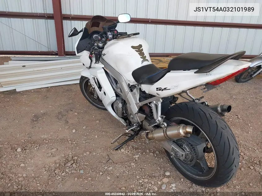 2003 Suzuki Sv1000 Sk3 VIN: JS1VT54A032101989 Lot: 45248942