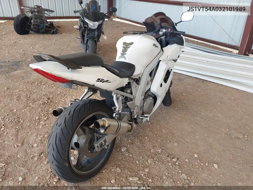 2003 Suzuki Sv1000 Sk3 VIN: JS1VT54A032101989 Lot: 45248942