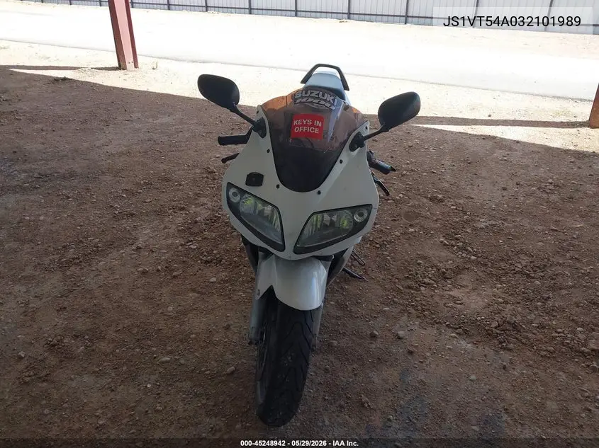 2003 Suzuki Sv1000 Sk3 VIN: JS1VT54A032101989 Lot: 45248942