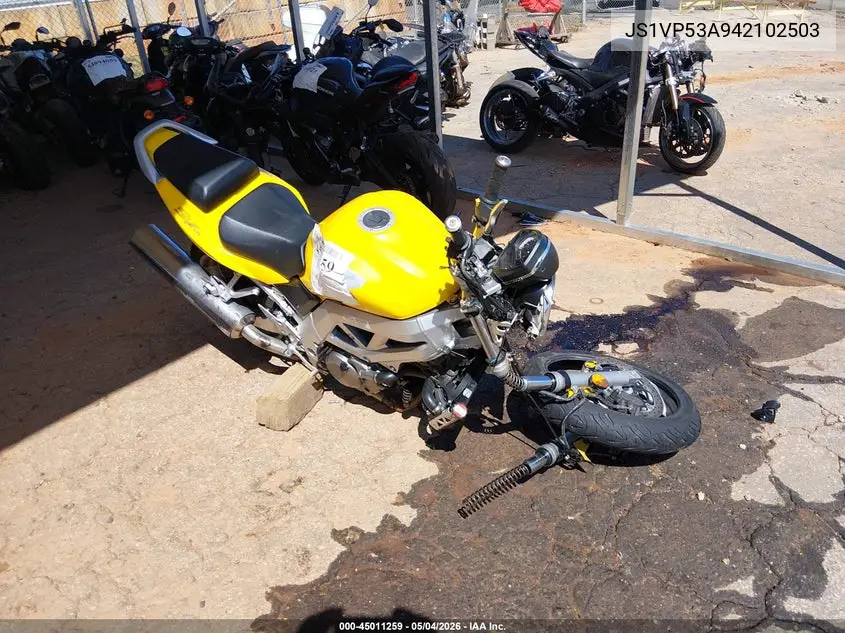2004 Suzuki Sv650 VIN: JS1VP53A942102503 Lot: 45011259