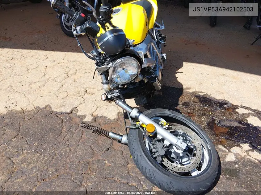 2004 Suzuki Sv650 VIN: JS1VP53A942102503 Lot: 45011259