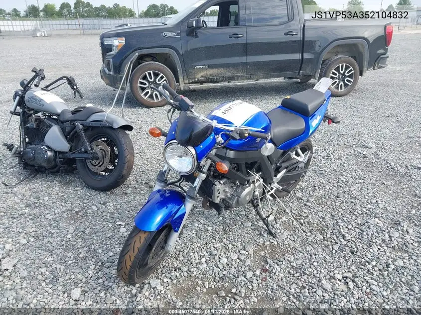 2005 Suzuki Sv650 VIN: JS1VP53A352104832 Lot: 45077540