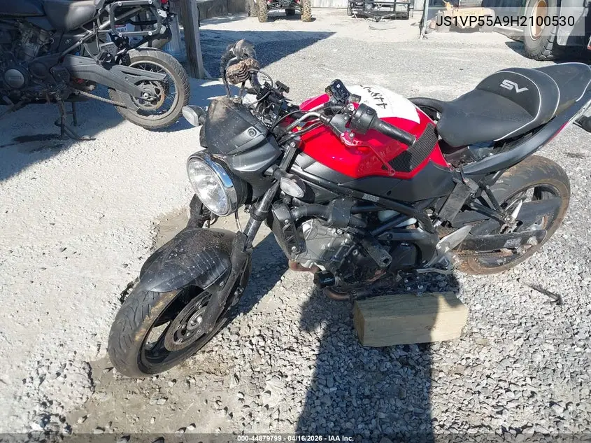 2017 Suzuki Sv650 VIN: JS1VP55A9H2100530 Lot: 44879799