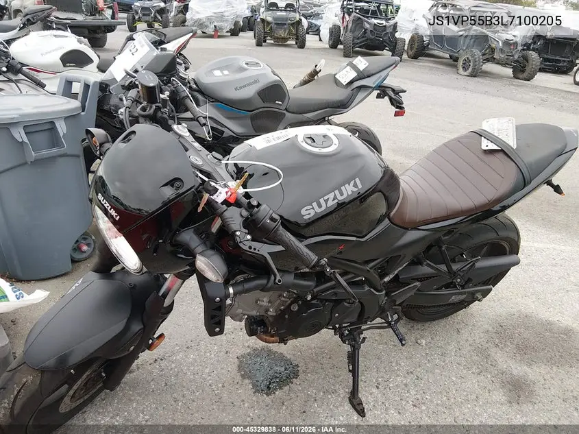 2020 Suzuki Sv650 A/X VIN: JS1VP55B3L7100205 Lot: 45329838