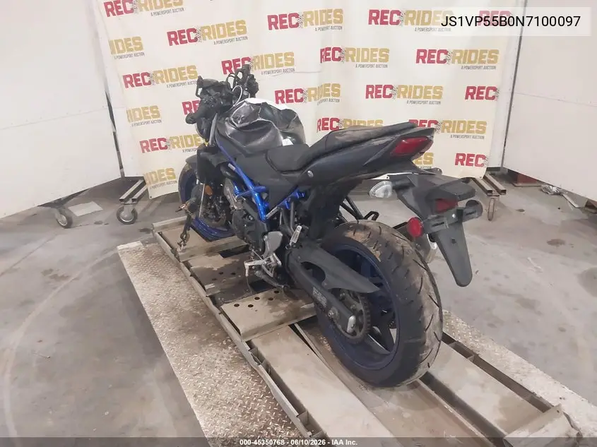 2022 Suzuki Sv650 A/X VIN: JS1VP55B0N7100097 Lot: 45350768