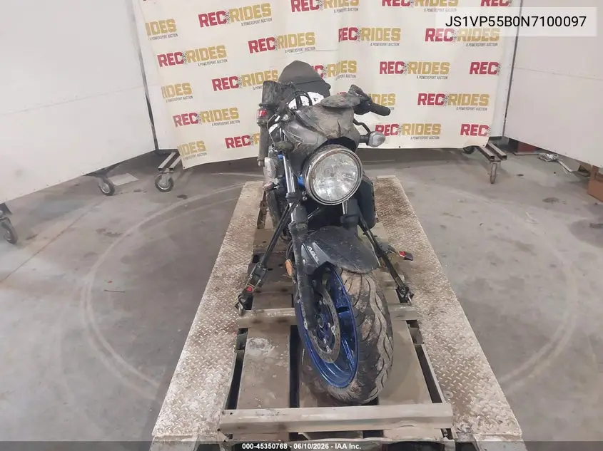 2022 Suzuki Sv650 A/X VIN: JS1VP55B0N7100097 Lot: 45350768