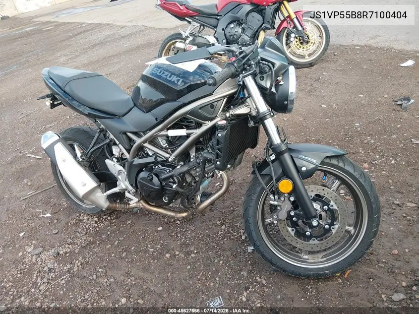 2024 Suzuki Sv650 A/X VIN: JS1VP55B8R7100404 Lot: 45627666