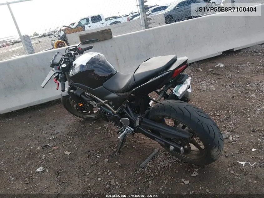 2024 Suzuki Sv650 A/X VIN: JS1VP55B8R7100404 Lot: 45627666