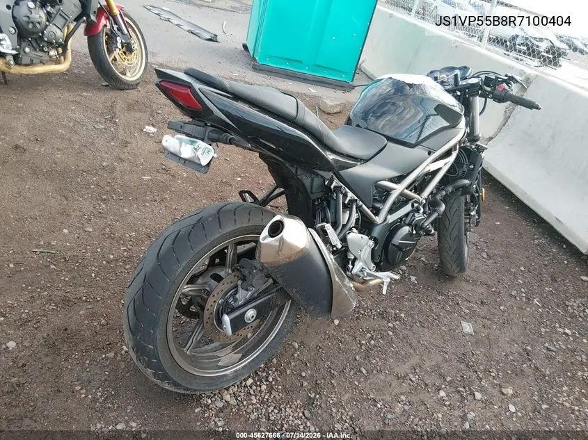 2024 Suzuki Sv650 A/X VIN: JS1VP55B8R7100404 Lot: 45627666
