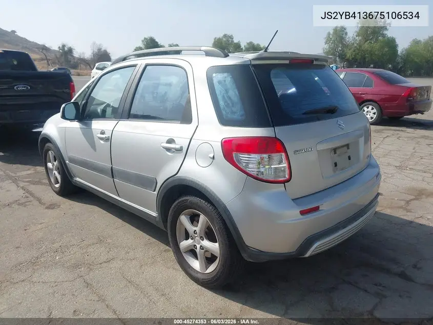 2007 Suzuki Sx4 Convenience/Rally VIN: JS2YB413675106534 Lot: 45274353