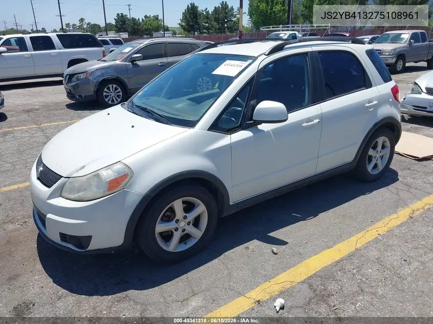 2007 Suzuki Sx4 Convenience Pkg/Rally Pkg VIN: JS2YB413275108961 Lot: 45341318