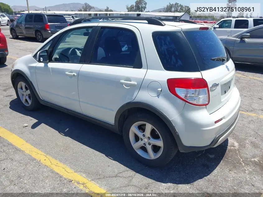2007 Suzuki Sx4 Convenience Pkg/Rally Pkg VIN: JS2YB413275108961 Lot: 45341318