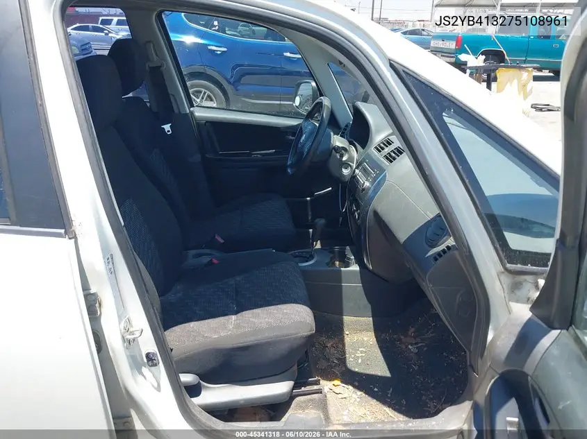 2007 Suzuki Sx4 Convenience Pkg/Rally Pkg VIN: JS2YB413275108961 Lot: 45341318