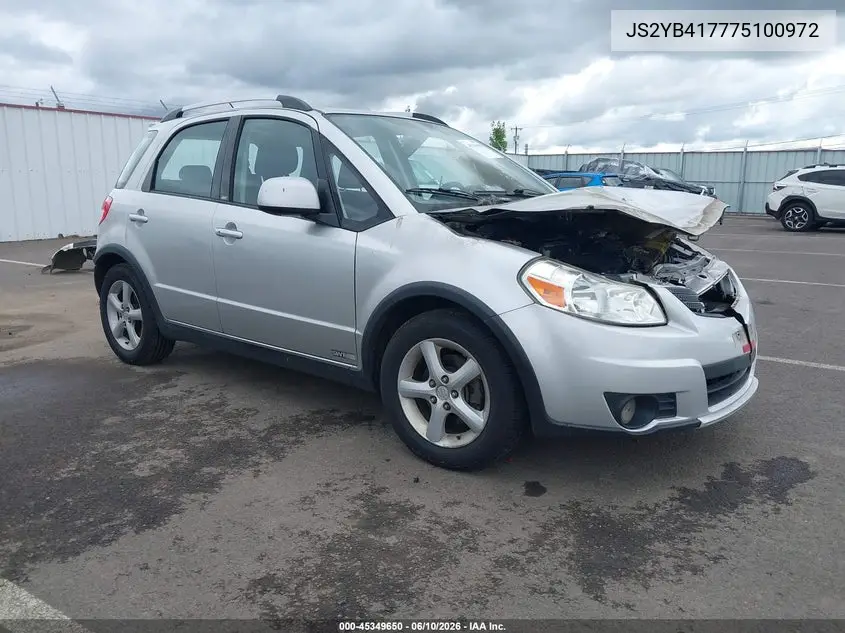 2007 Suzuki Sx4 Sport Pkg VIN: JS2YB417775100972 Lot: 45349650