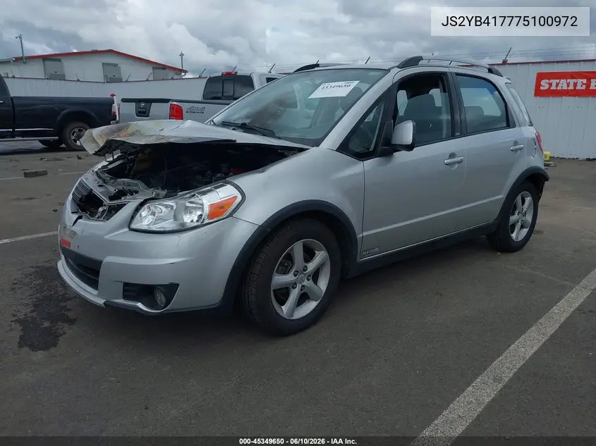 2007 Suzuki Sx4 Sport Pkg VIN: JS2YB417775100972 Lot: 45349650